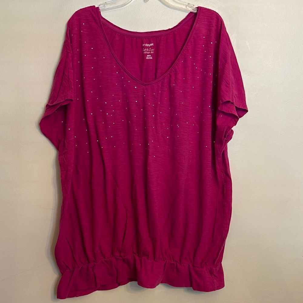 Lane Bryant Cool & Casual Cotton Slub Tee